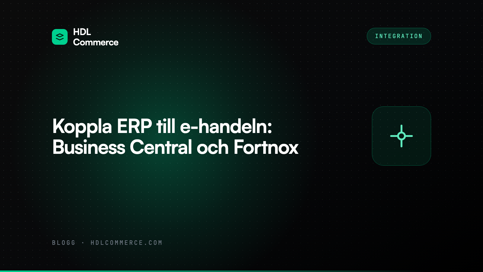 Koppla ERP till e-handeln: Business Central och Fortnox