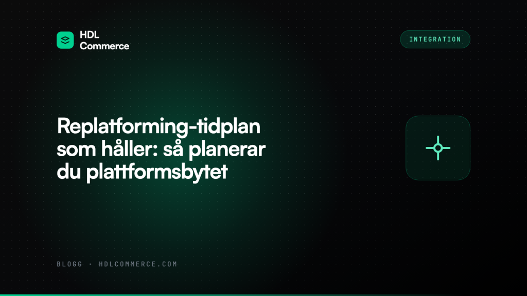 Replatforming-tidplan som håller: så planerar du plattformsbytet