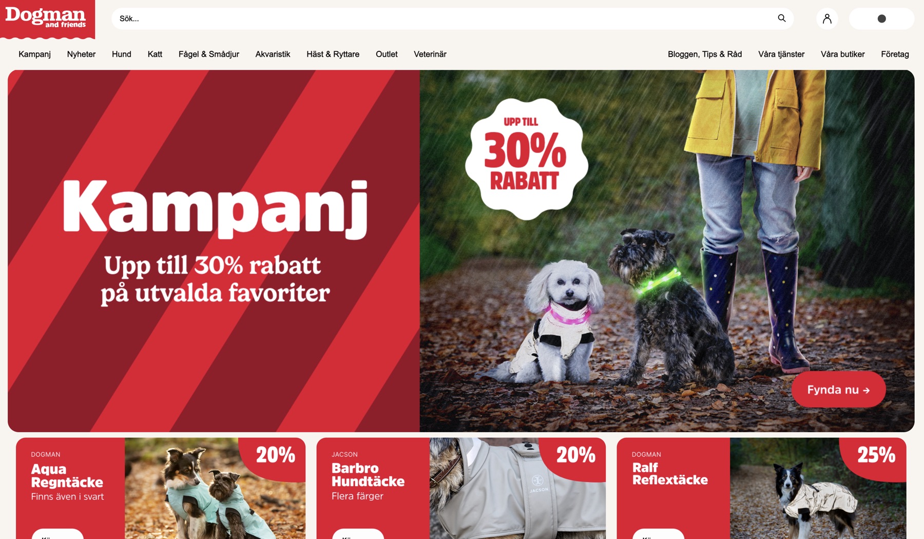 Dogman – startsida