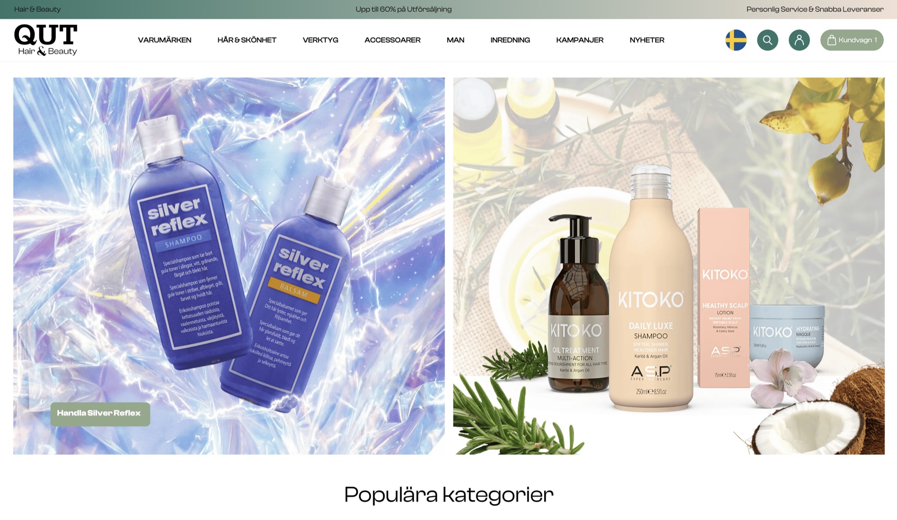 QUT Hair & Beauty – startsida