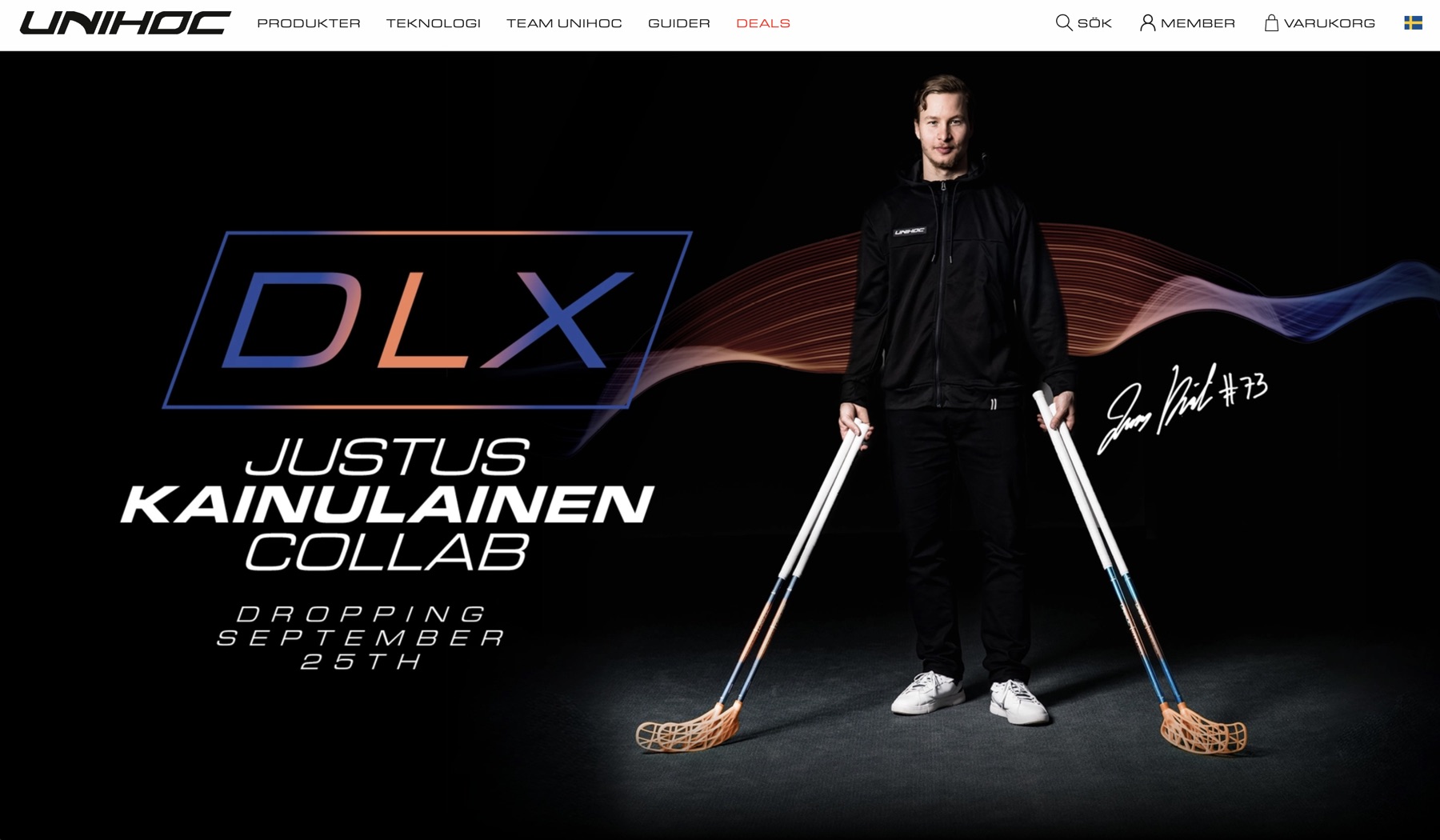 Unihoc – startsida
